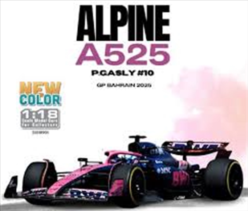 Formula 1 - Alpine A525 P.Gasly #10 (GP Bahrain 2025) 1:18 Scale Diecast Vehicle/Product Detail/Figurines