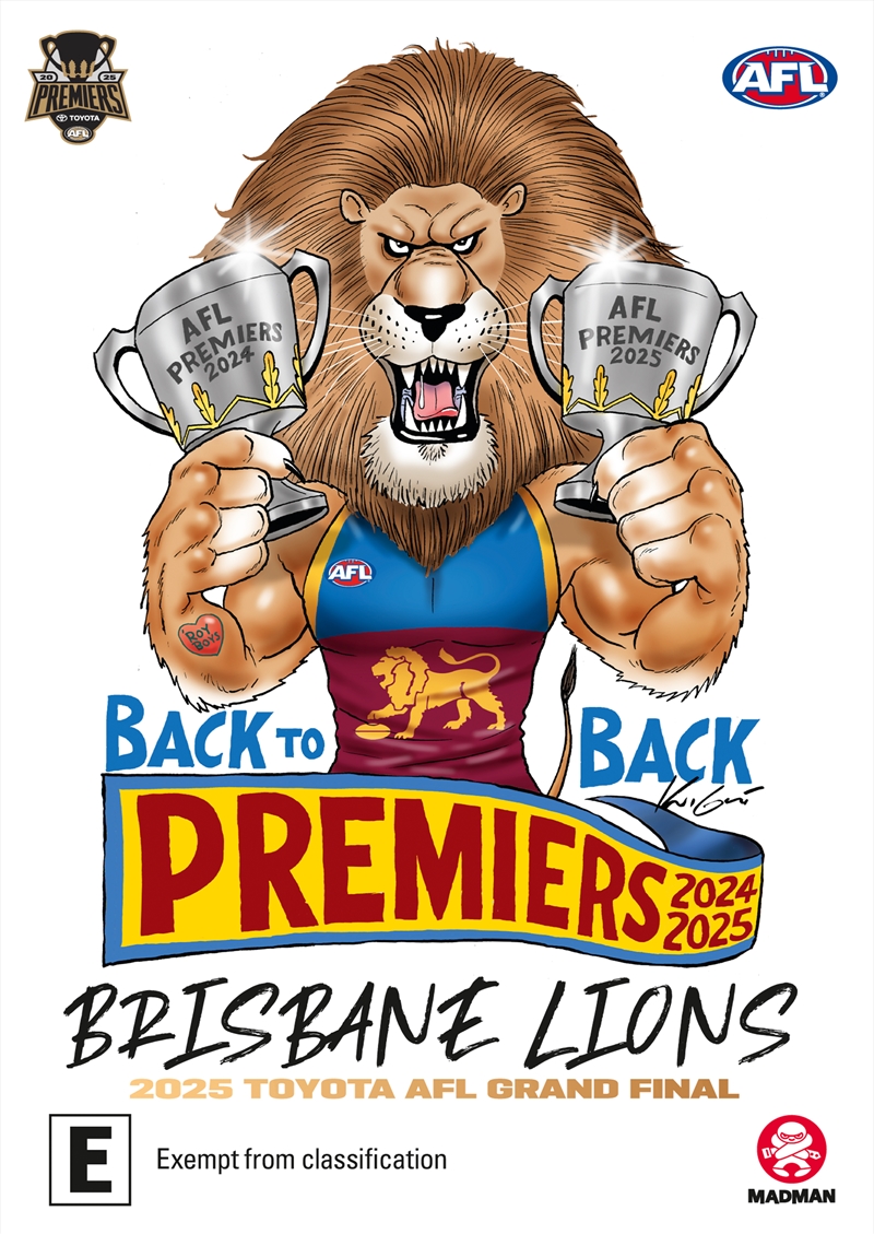 AFL - 2025 Premiers - Brisbane Lions/Product Detail/Sport
