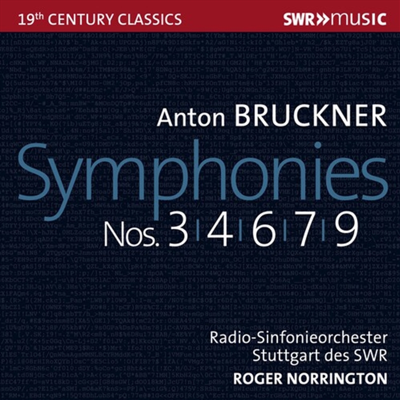Symphonies 3 4 6 7 & 9/Product Detail/Classical