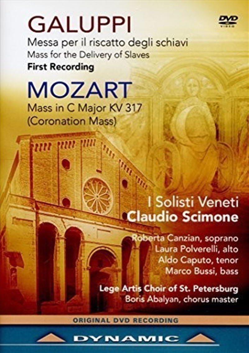 Galuppi - Mass for the Delivery of Slaves/Product Detail/Classical