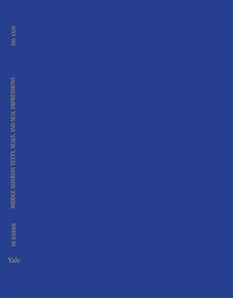 Middle Assyrian Texts, Seals, And Seal Impressions/Product Detail/Literature & Poetry