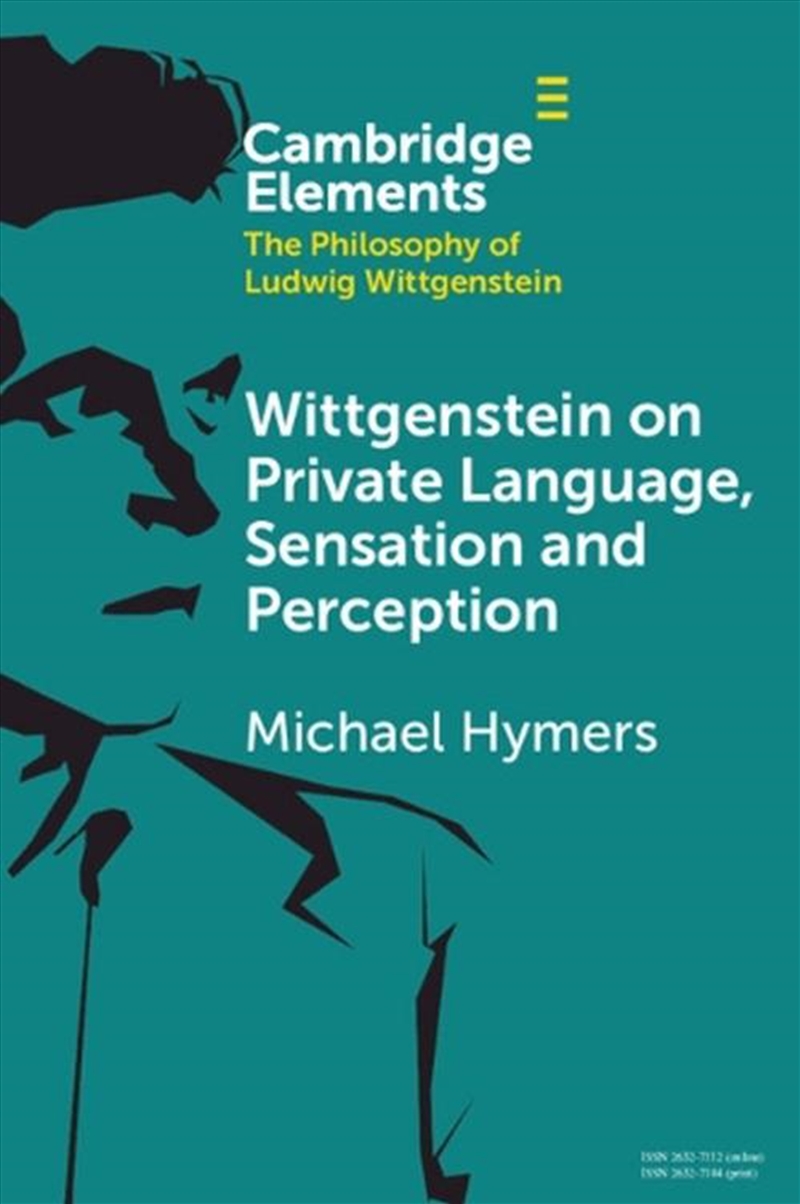 Wittgenstein On Private Language, Sensation And Perception/Product Detail/Reading