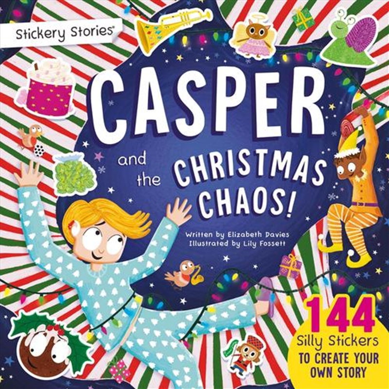 Stickery Stories: Casper And The Christmas Chaos - A Funny, Festive Sticker Activity Storybook For 4/Product Detail/Children