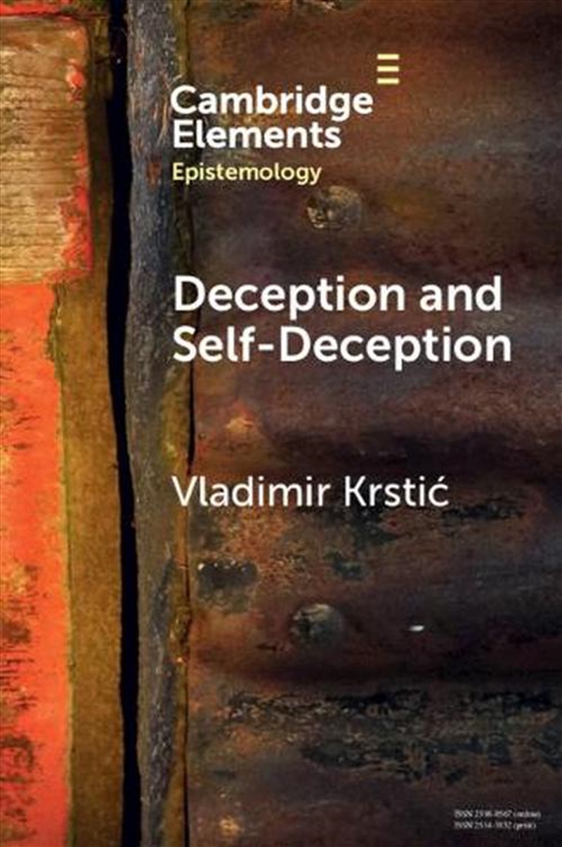 Deception And Self-Deception : A Unified Account/Product Detail/Reading
