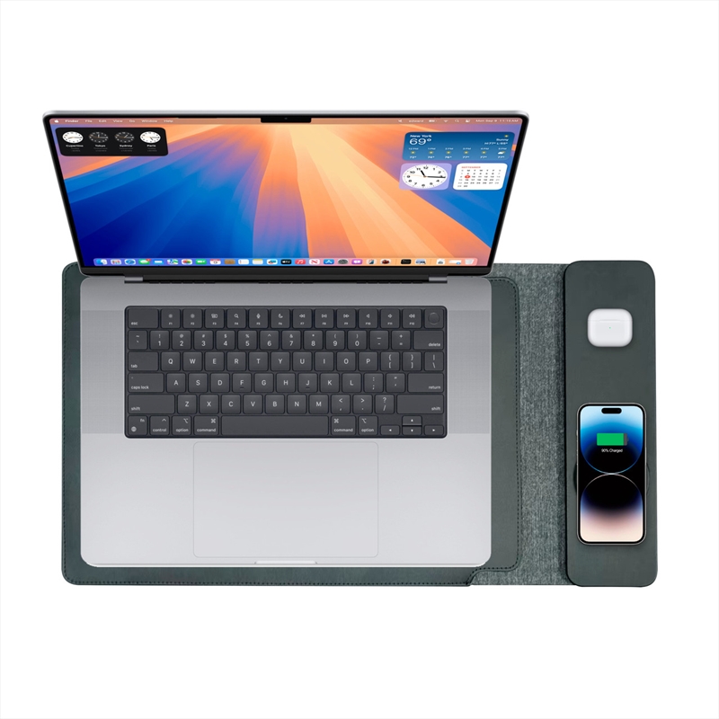 ChargeCore Wireless Charging Laptop Sleeve 16inch - Black/Product Detail/Accessories