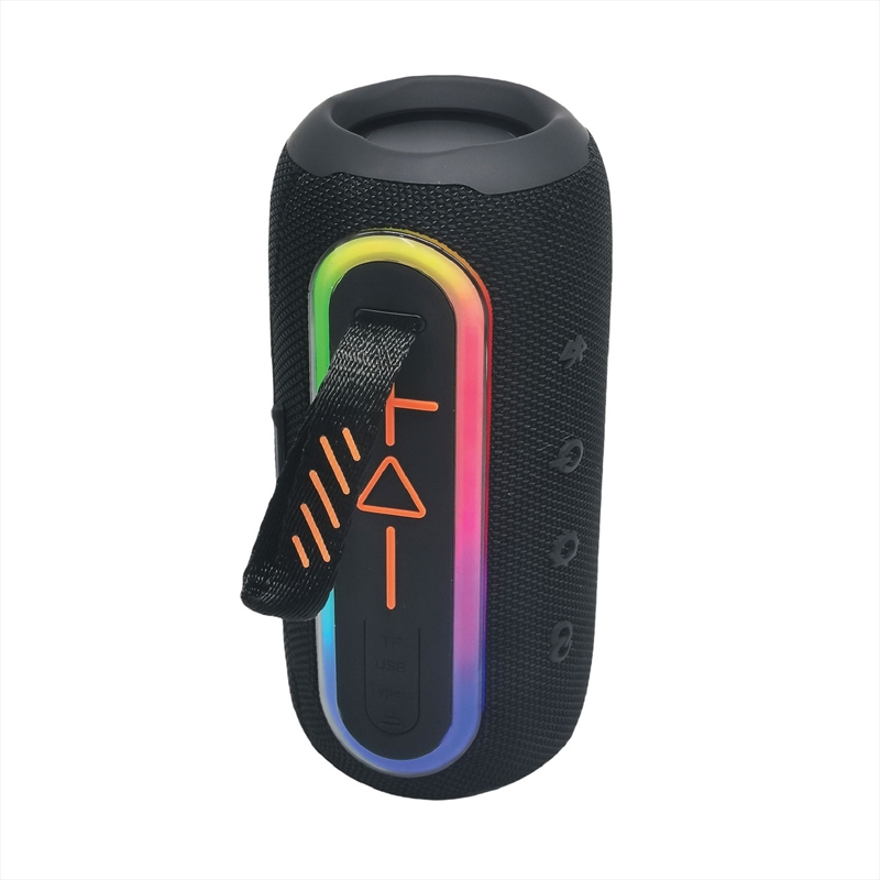 Laser RGB Pill Fabric Speaker 21 cm - Black/Product Detail/Speakers