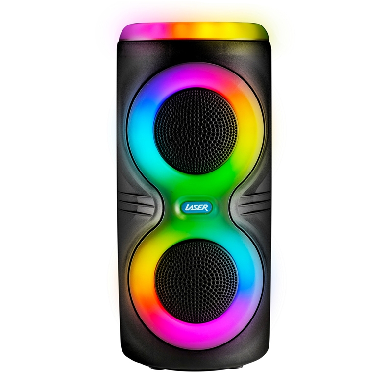 Laser RGB Party Speaker with Microphone Jack 40cm -Black/Product Detail/Speakers