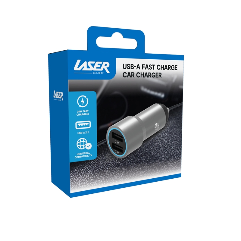 NL Dual USB-A 24W Fast Charge Car Charger/Product Detail/Consoles & Accessories