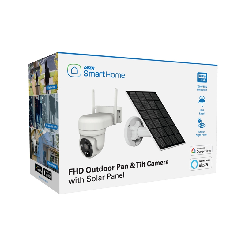 Laser Smart Home FHD Outdoor Pan and Tilt with Solar Panel/Product Detail/Cameras