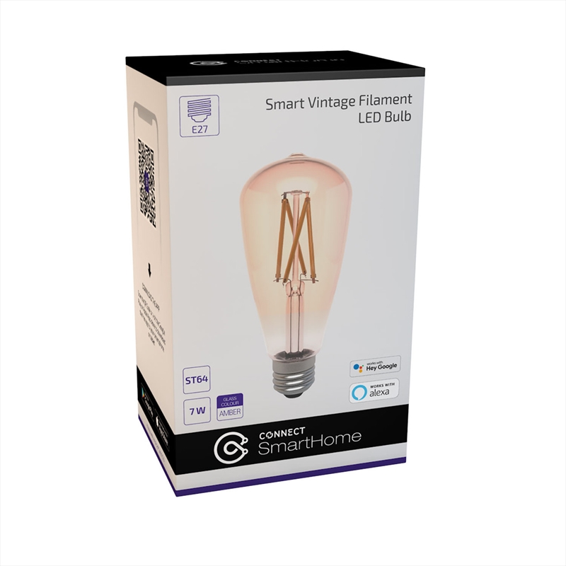 Connect Smart E27 ST64 Filament Bulb Amber/Product Detail/Lighting