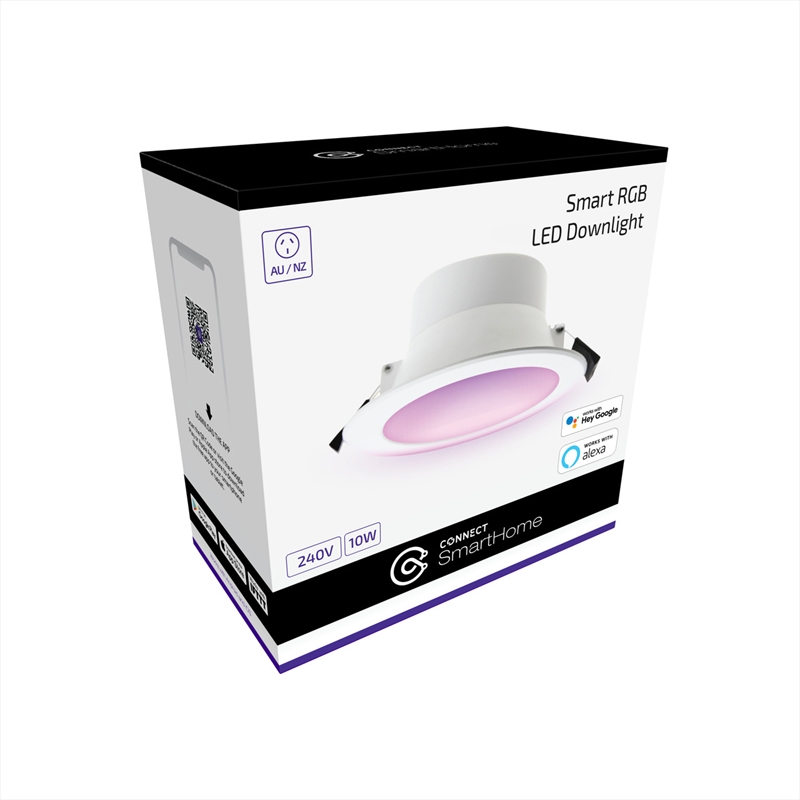 Connect 10W Smart RGB Downlight 240V 90mm/Product Detail/Lighting
