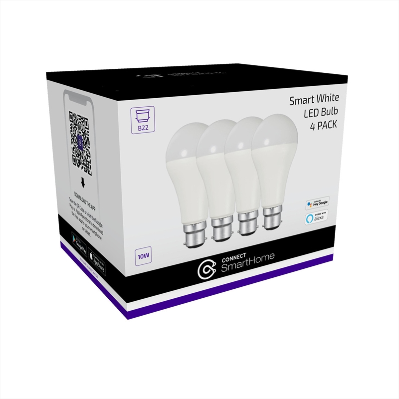 Connect Smart Bulb B22 White 4 Pack/Product Detail/Lighting