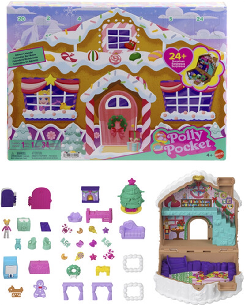 Mattel - Polly Pocket Advent Calendar 2025/Product Detail/Calendars & Diaries