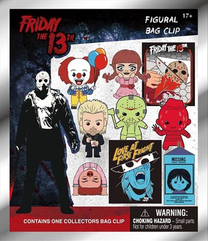 Warner Brothers Horror Series 9 3D Foam Bag Clip 24pc Blind Bag PDQ/Product Detail/Keyrings