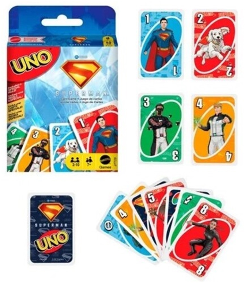 Mattel Games - UNO: Superman/Product Detail/Card Games