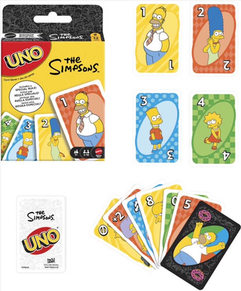 Mattel Games - UNO: Simpsons/Product Detail/Card Games
