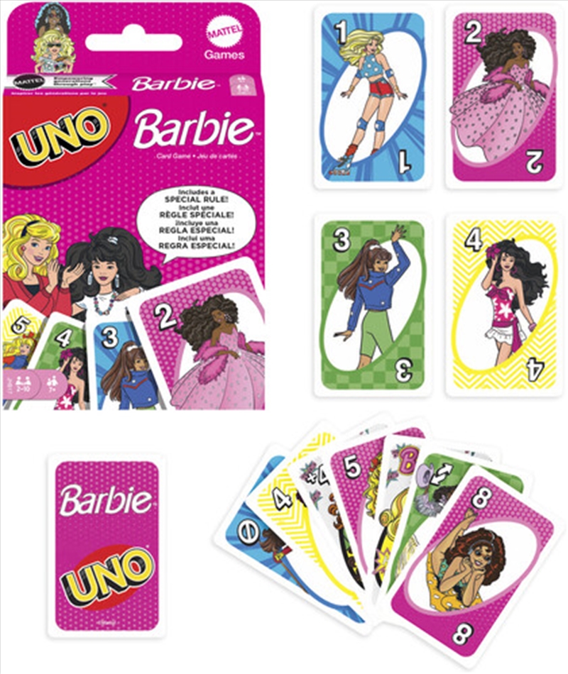 Mattel Games - UNO: Barbie/Product Detail/Card Games