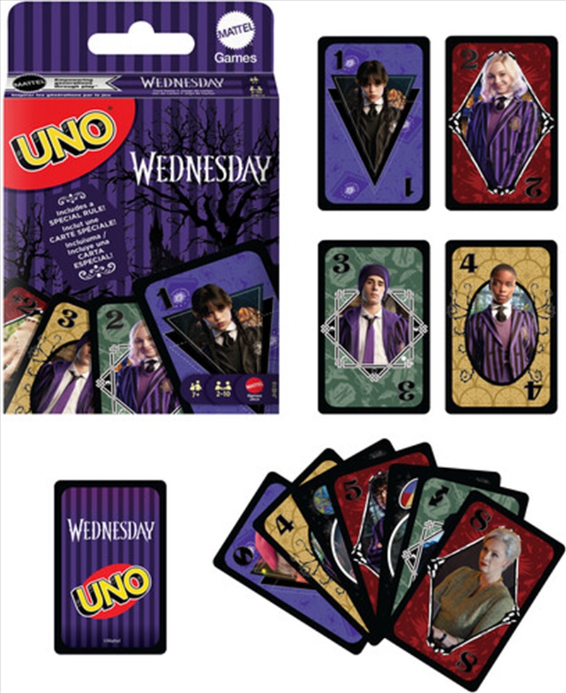 Mattel Games - UNO: Wednesday/Product Detail/Card Games
