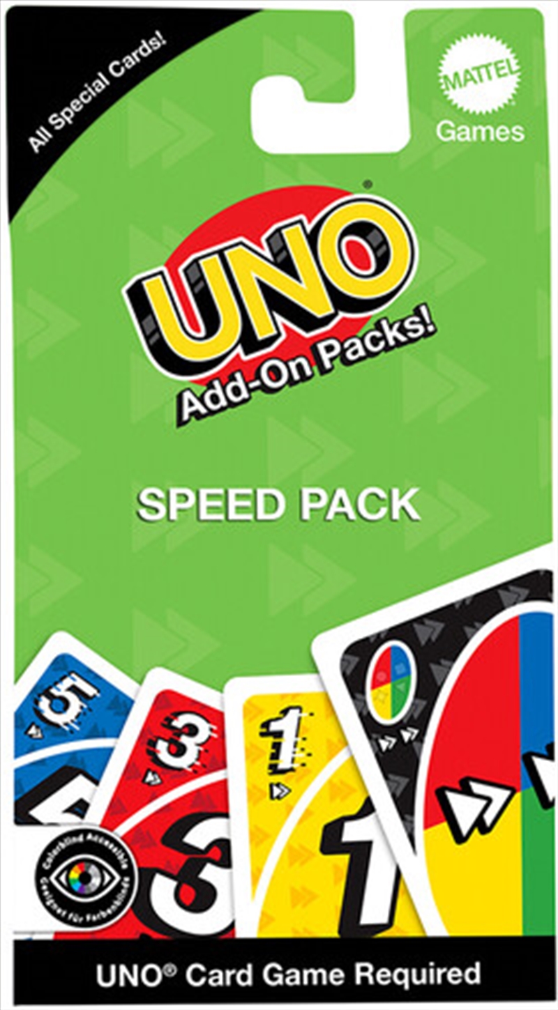 Mattel Games - Uno Add-On Packs, Speed Pack/Product Detail/Card Games