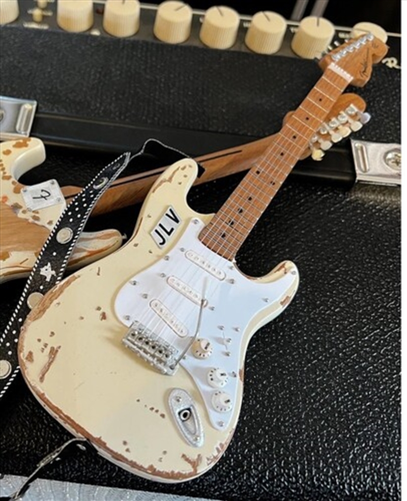 Axe Heaven Jimmie Vaughan Signature Fender Stratocaster Custom Vintage White  Mini Guitar Replica Co/Product Detail/Collectables