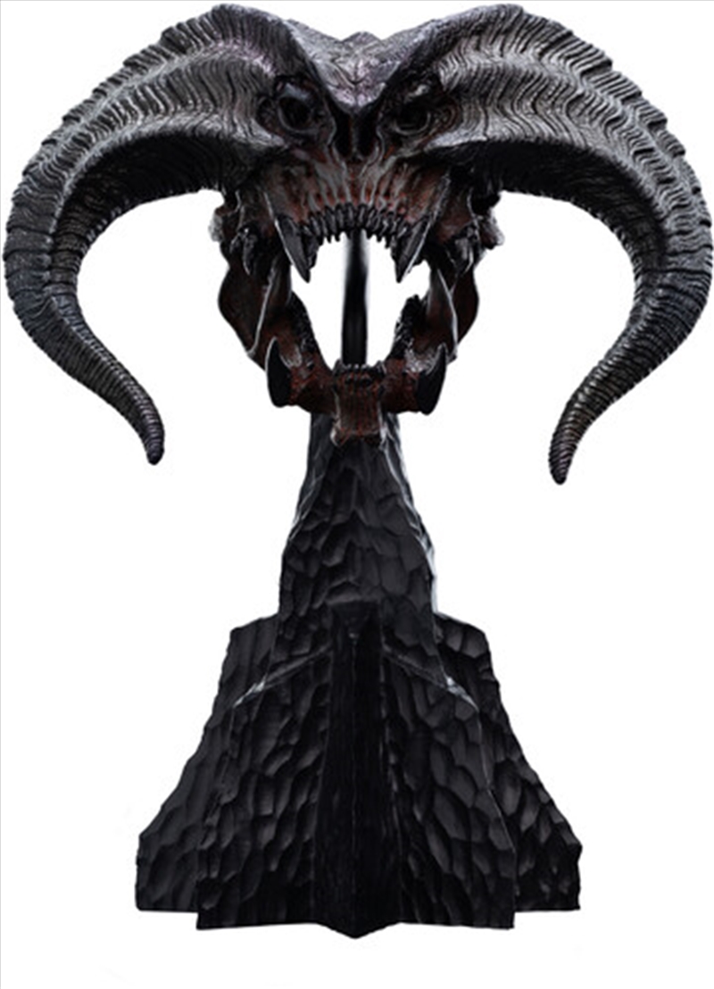 WETA Workshop Polystone - The Lord of the Rings Trilogy - Skull of a Balrog Miniature Polystone Stat/Product Detail/Collectables