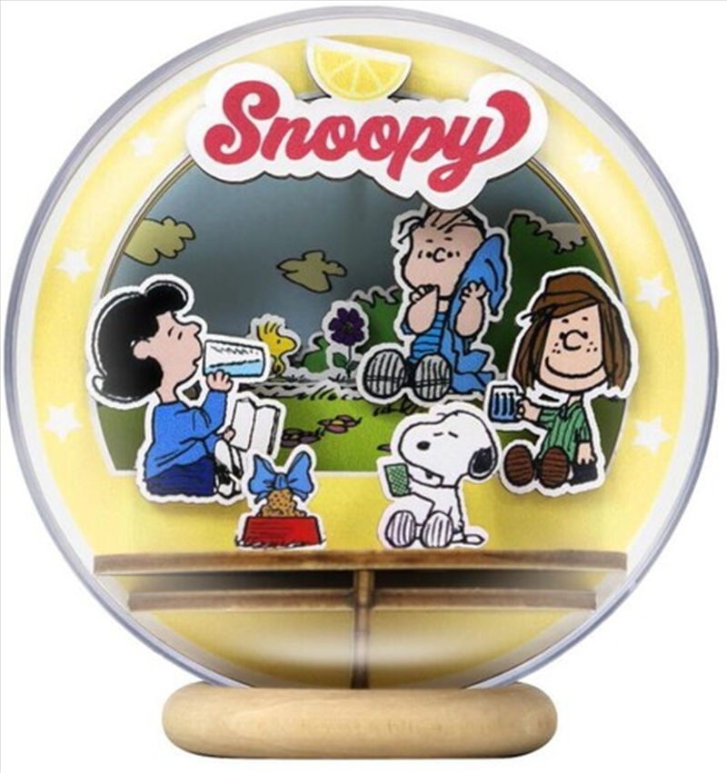 Snoopy Picnic Party Wooden Crystal Ball/Product Detail/Collectables