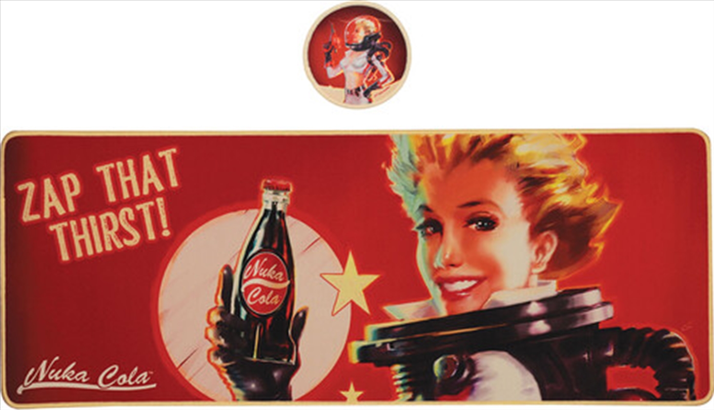 Fallout Nuka-Cola XL Desk Pad and Coaster Set/Product Detail/Accessories