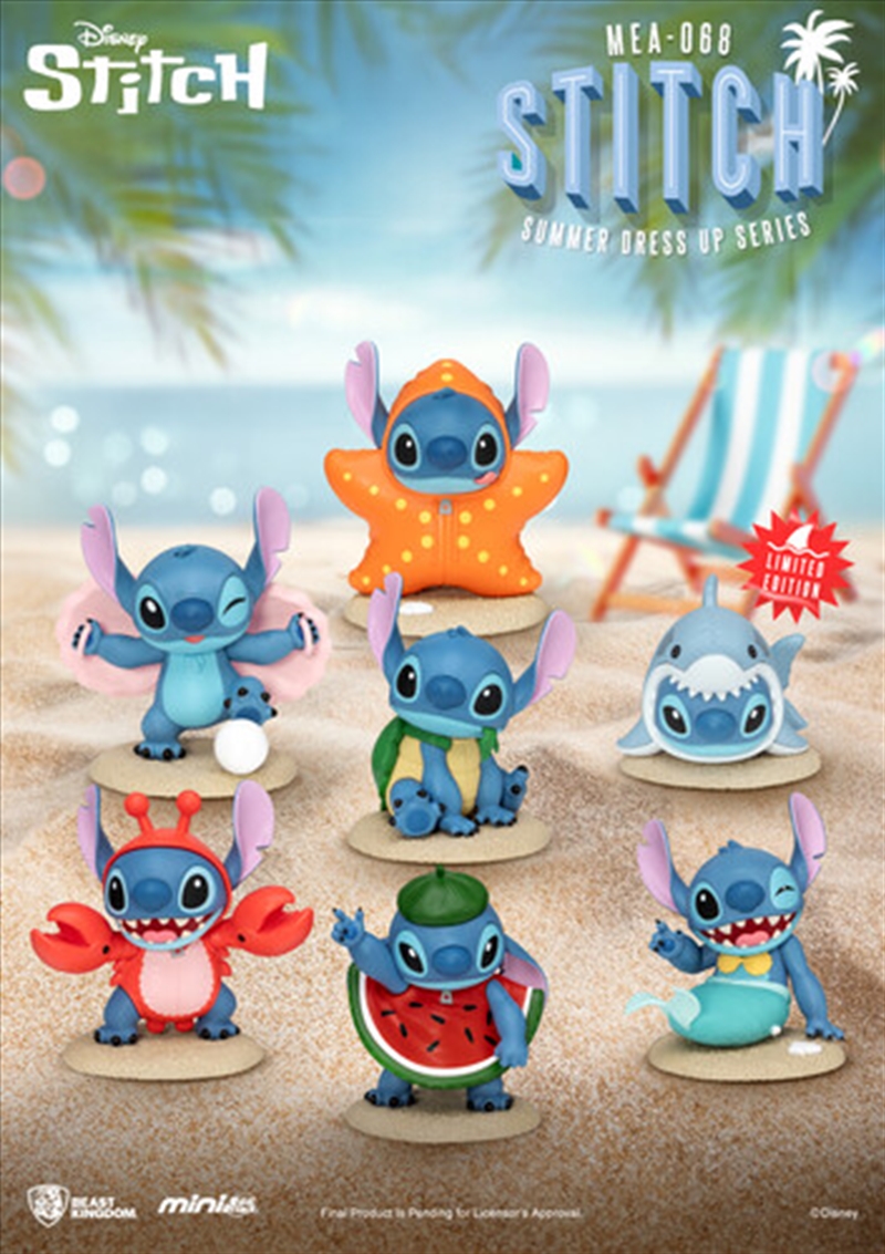 Beast Kingdom - Disney - Stitch Summer Dress Up Series Blind Box (One random figure per purchase)/Product Detail/Figurines