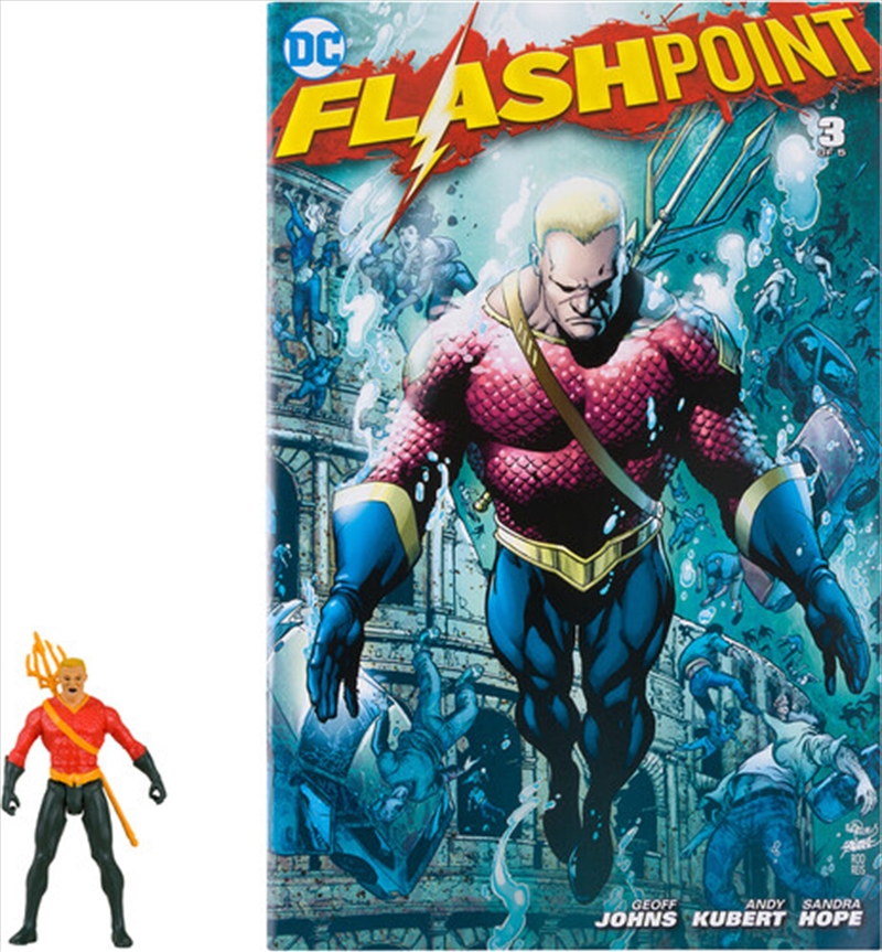 DC Direct - Flashpoint - Page Punchers - 3" Aquaman Figure with Comic/Product Detail/Figurines