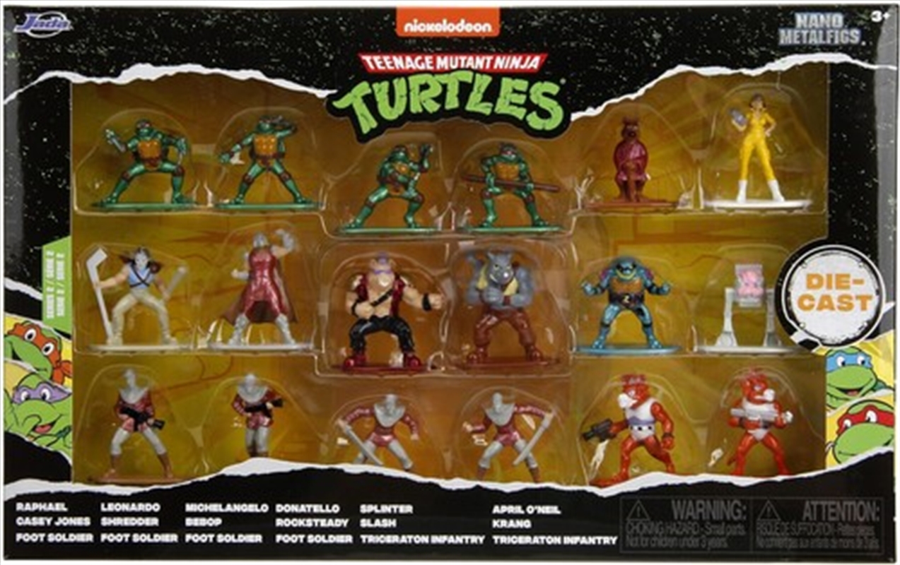 Jada Toys - Teenage Mutant Ninja Turtles - Nano MetalFigs - 1.65" Diecast Figure 18-Pack Wave 2/Product Detail/Figurines
