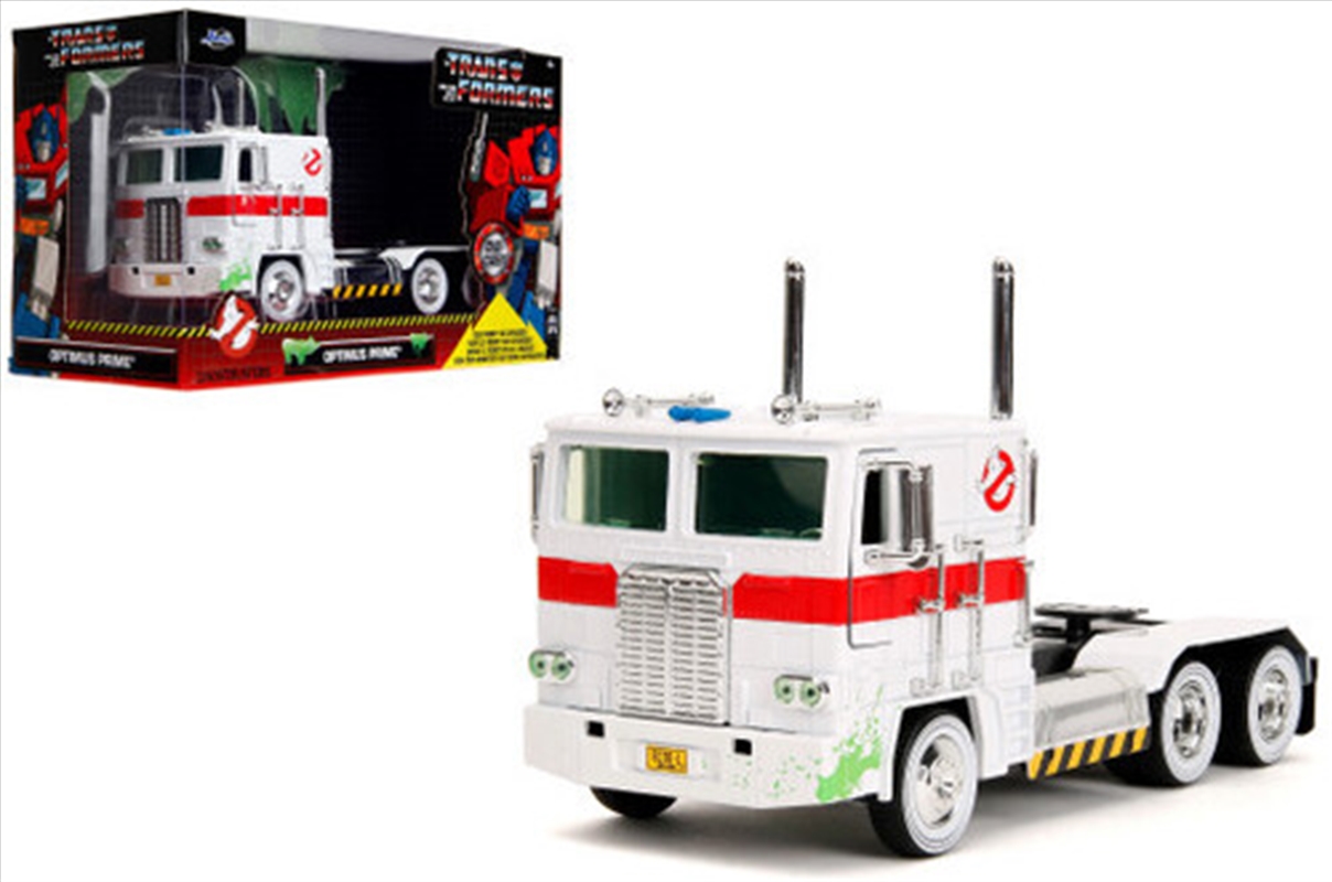 Jada Toys - Transformers G1 Optimus Prime Ghostbusters Mashup 1:24 Die-Cast Car/Product Detail/Figurines