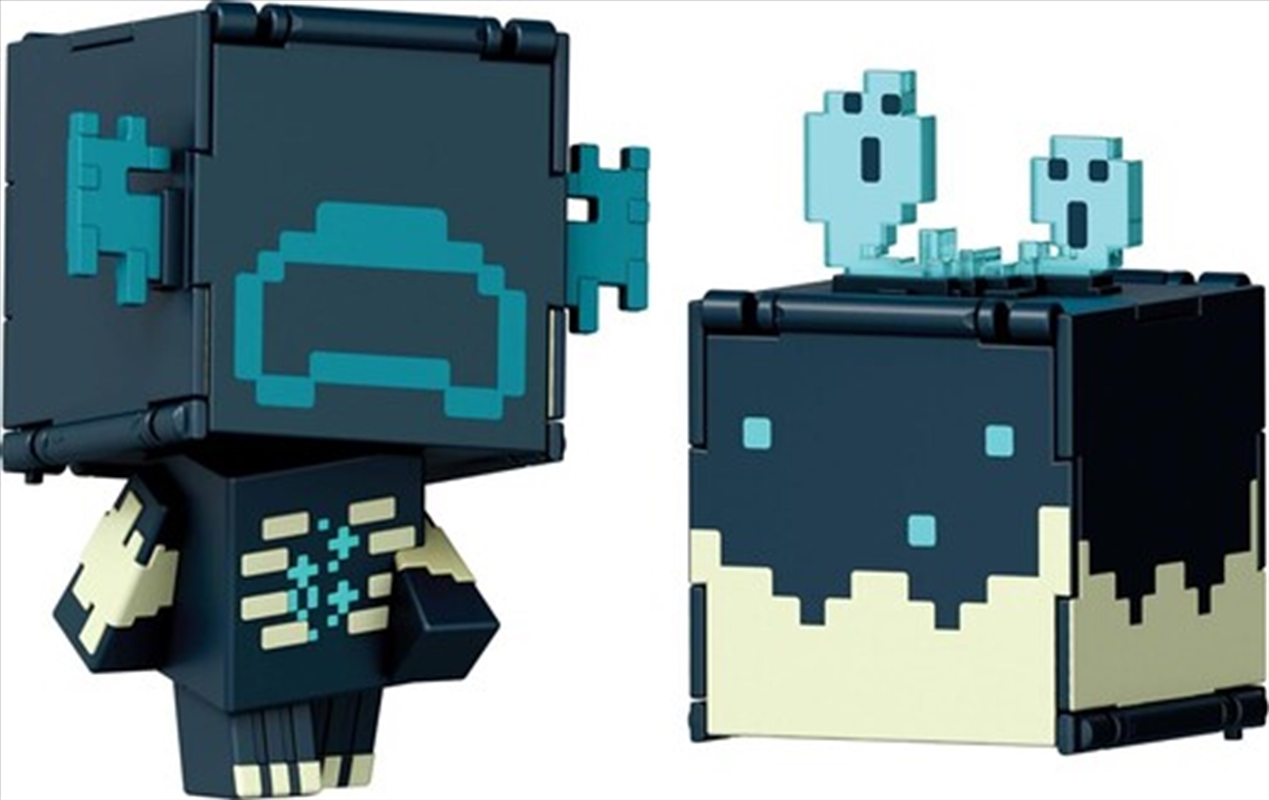 Mattel - Minecraft Flippin' Figs Skulk Catalyst and Warden, 2-in-1/Product Detail/Figurines