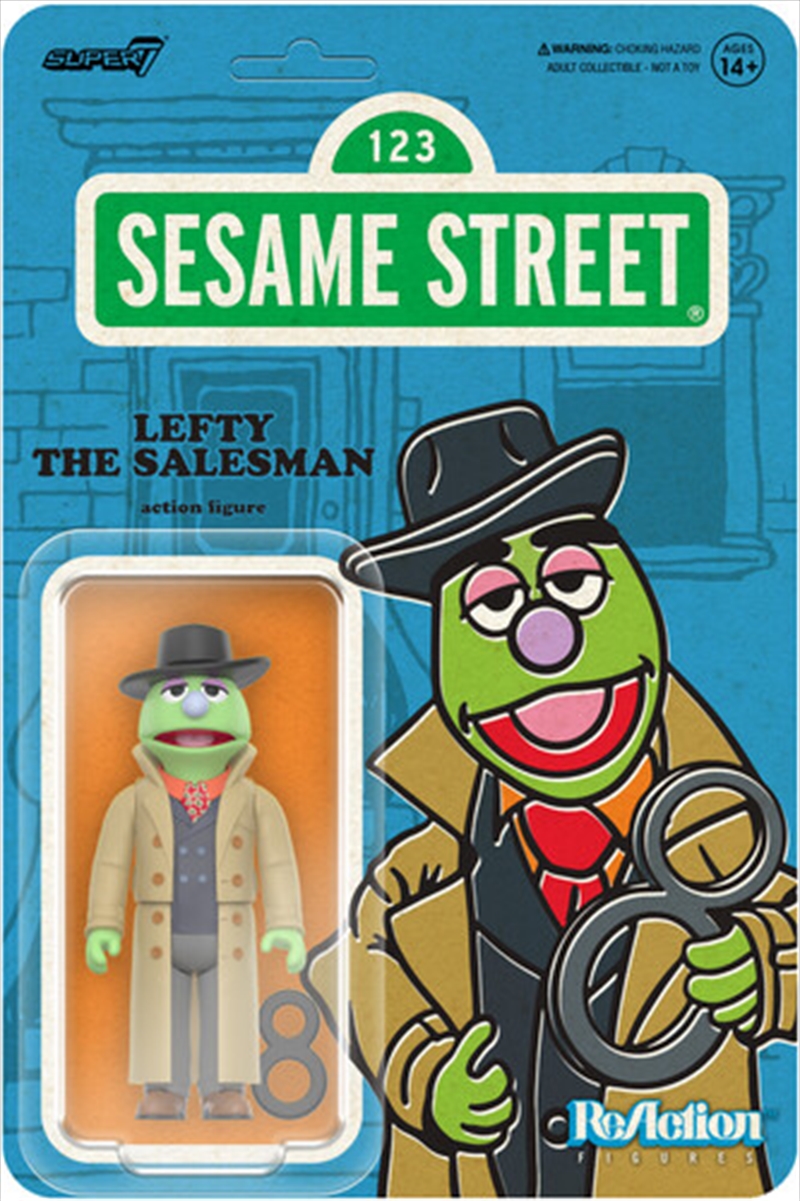 Super7 - Sesame Street - ReAction Figures Wv2 - Lefty The Salesman/Product Detail/Figurines