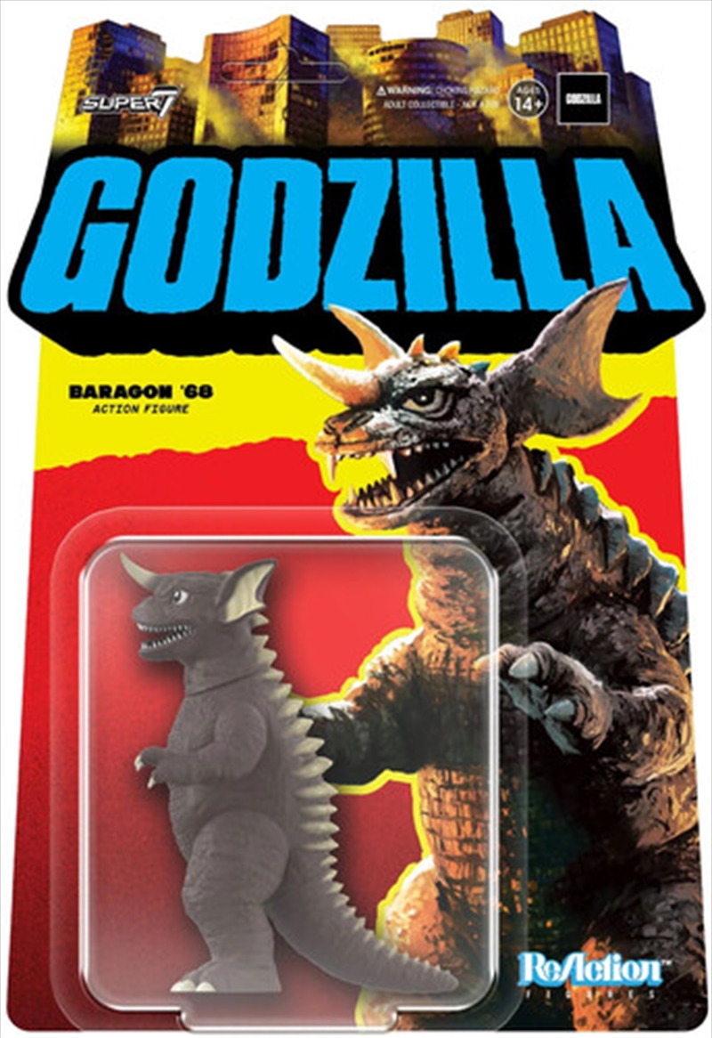 Super7 - Toho ReAction Wv5 - Baragon '68/Product Detail/Figurines