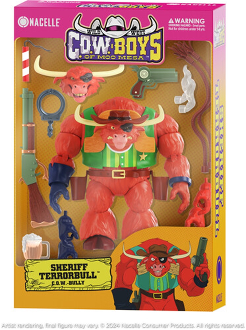 The Nacelle Company - Wild West C.O.W.-Boys of Moo Mesa - Sheriff Terrorbull Action Figure/Product Detail/Figurines