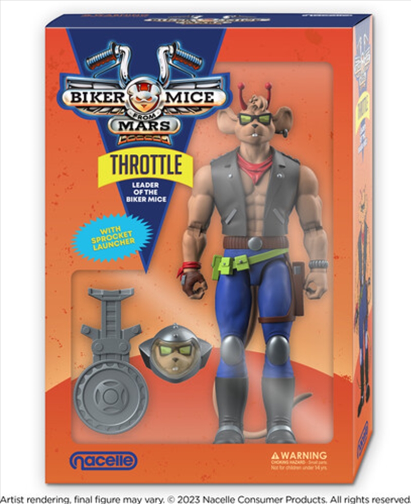 The Nacelle Company - Biker Mice From Mars - Throttle Action Figure/Product Detail/Figurines