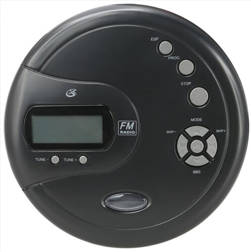 GPX PC332B Portable CD Player with 60 Second Anti-Skip FM Radio (Black)/Product Detail/Media Players