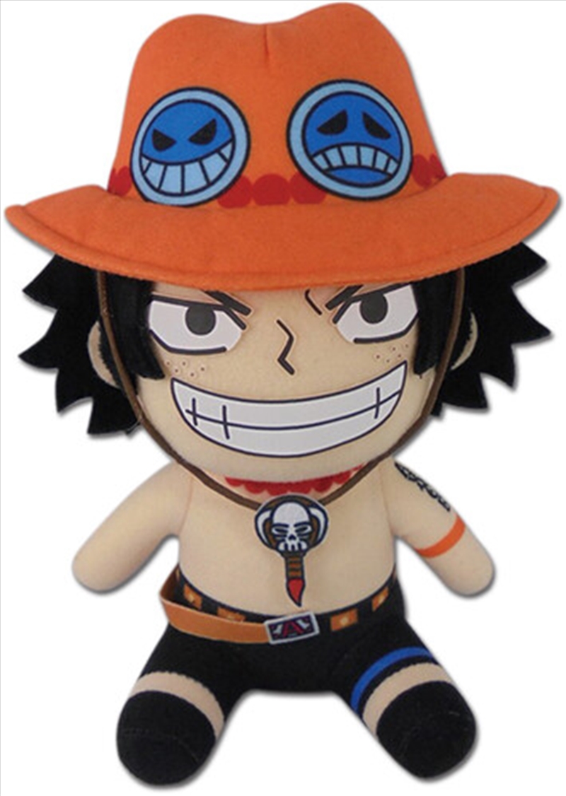One Piece Ace Sitting Pose 7 Inch Plush/Product Detail/Plush Toys