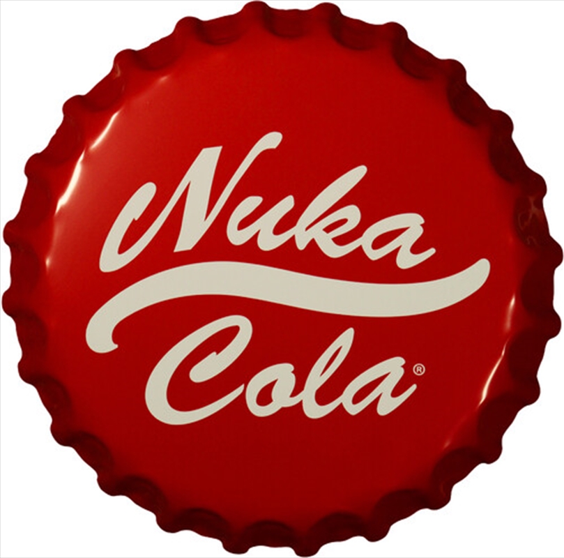 Fallout Nuka-Cola Bottle Cap Tin Sign/Product Detail/Posters & Prints