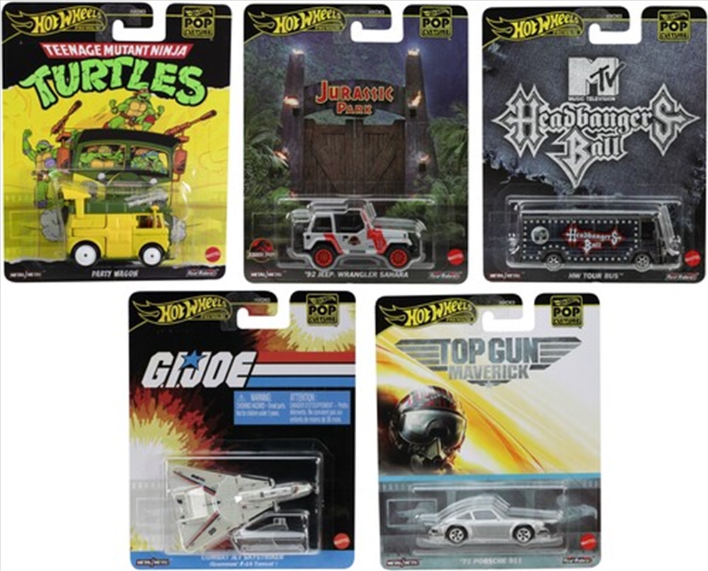 Mattel - Hot Wheels Premium 1:64 Pop Culture 10-Pack Assortment K/Product Detail/Toys