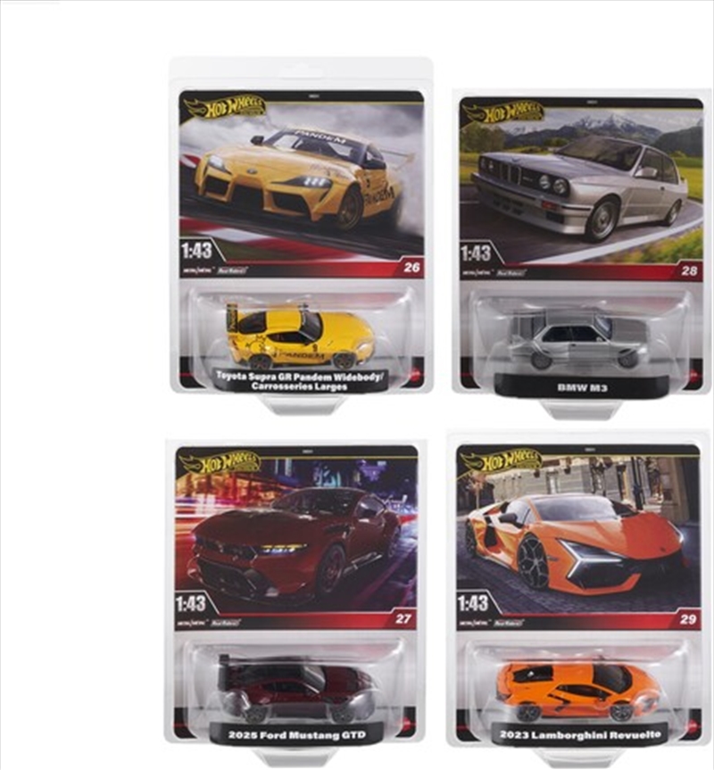 Mattel - Hot Wheels Premium 1:43 6-Pack Assortment J/Product Detail/Toys