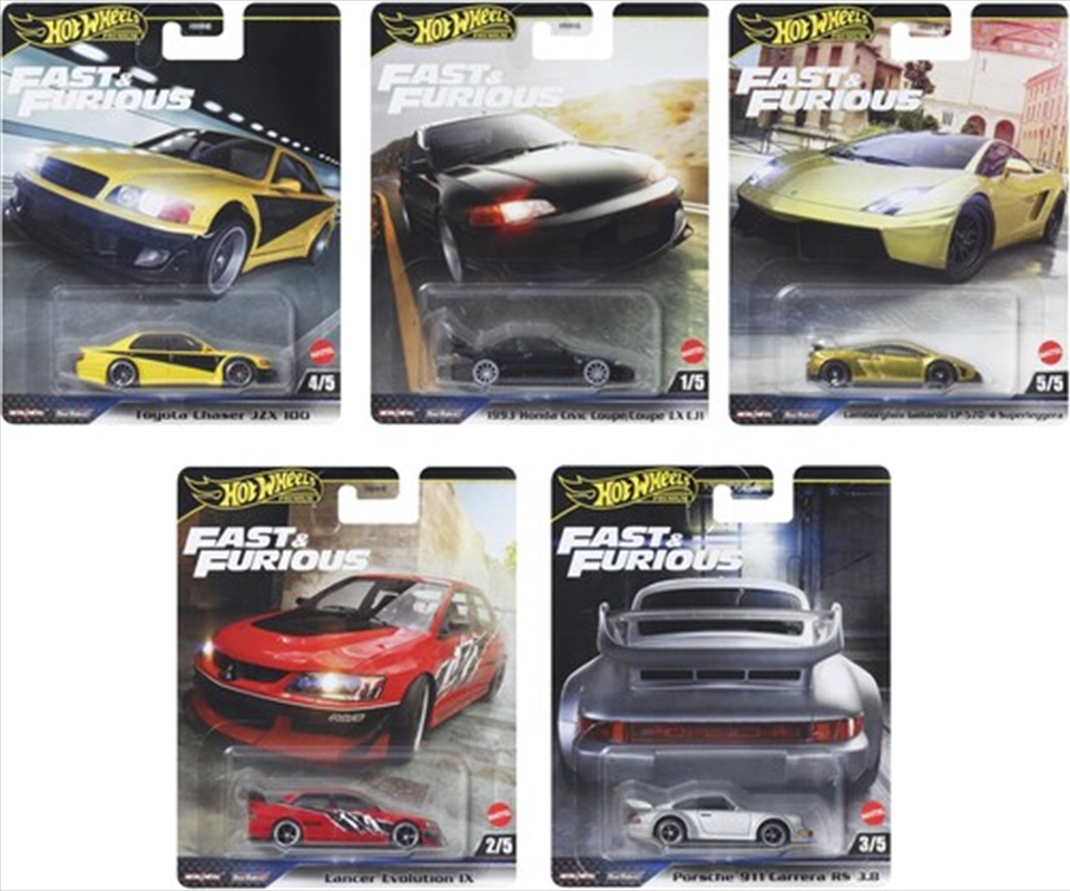 Mattel - Hot Wheels Premium 1:64 Fast & Furious 10-Pack Assortment M/Product Detail/Toys