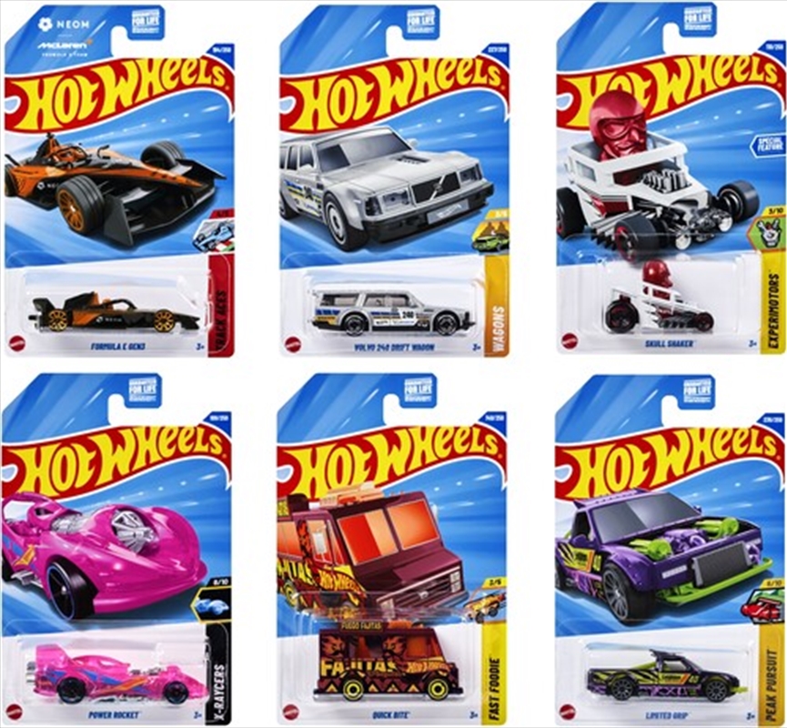 Mattel - Hot Wheels 1:64 Basic Car 72-Pack Assortment N/Product Detail/Toys