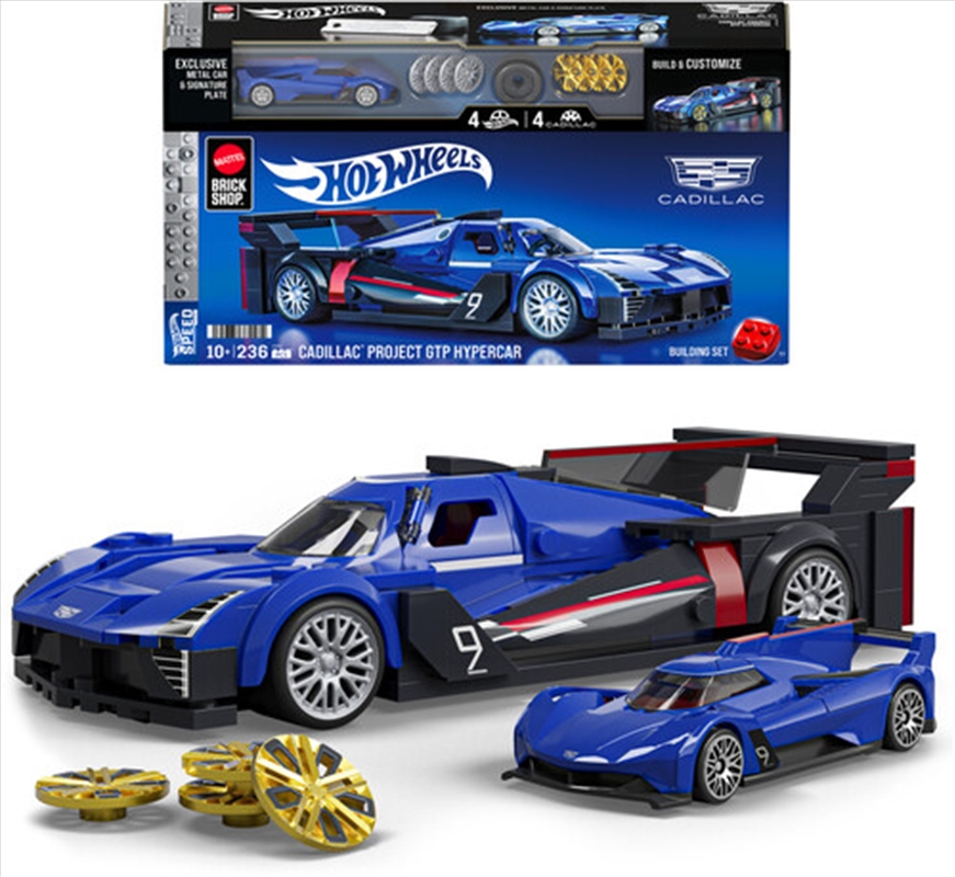 Mattel Brick Shop - Hot Wheels Speed Series Building Set: Cadillac, Includes 1 Collectible Diecast C/Product Detail/Toys