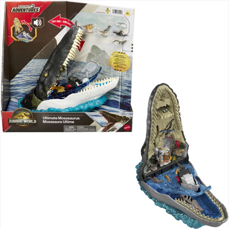 Mattel - Jurassic World: Rebirth Micro Adventures Ultimate Mosasaurus/Product Detail/Toys