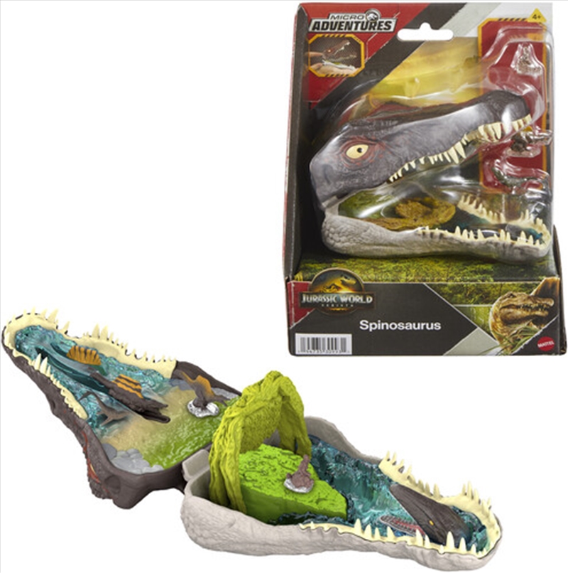 Mattel - Jurassic World: Rebirth Micro Adventures Spinosaurus Playset/Product Detail/Toys