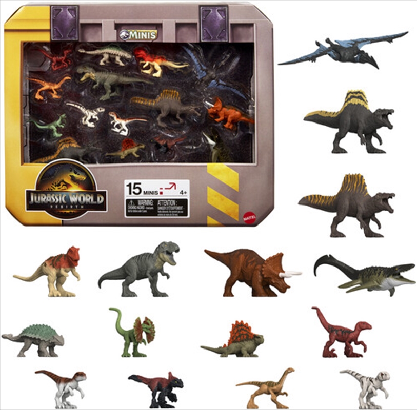 Mattel - Jurassic World: Rebirth Mini Dinosaur 15-Pack/Product Detail/Toys
