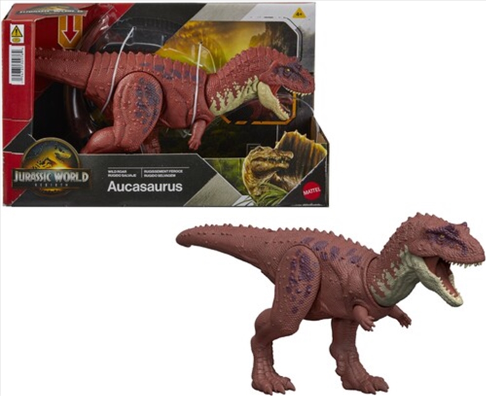 Mattel - Jurassic World: Rebirth Wild Roar Aucasaurus/Product Detail/Toys