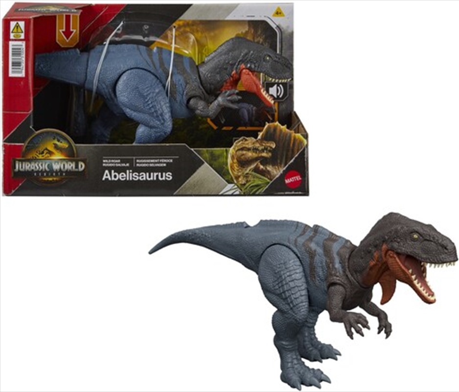 Mattel - Jurassic World: Rebirth Wild Roar Abelisaurus/Product Detail/Toys