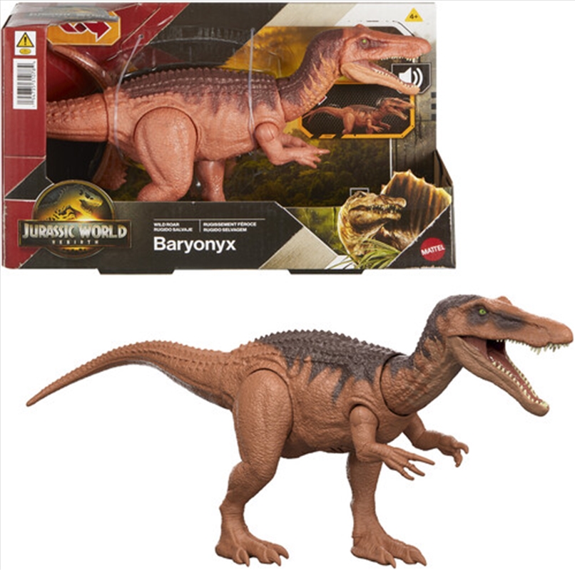 Mattel - Jurassic World: Rebirth Wild Roar Baryonyx/Product Detail/Toys